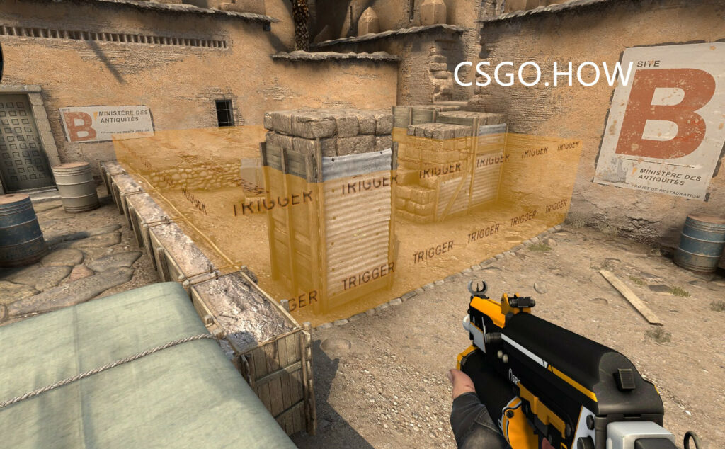 CSGO显示下包区域 以及空中C4下包方法