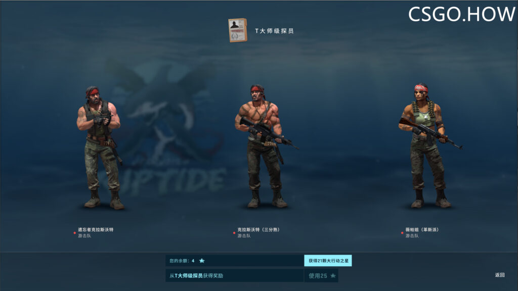 CSGO激流大行动T大师级探员