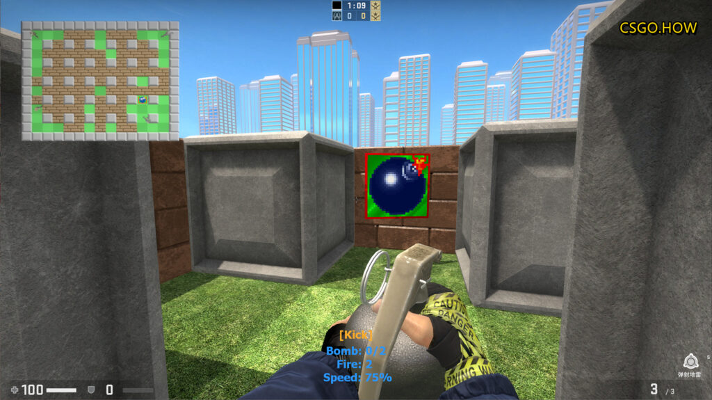 CSGO娱乐地图推荐:Minigame - Bomberman