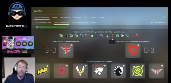 CSGO竞猜选择 ：传奇赛段选择，记得抄作业！