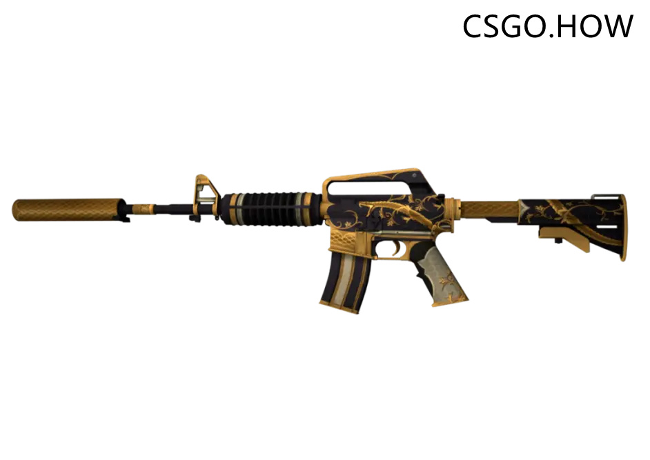 M4A1-S | 金蛇缠绕（久经沙场） CSGO M4A1-S皮肤