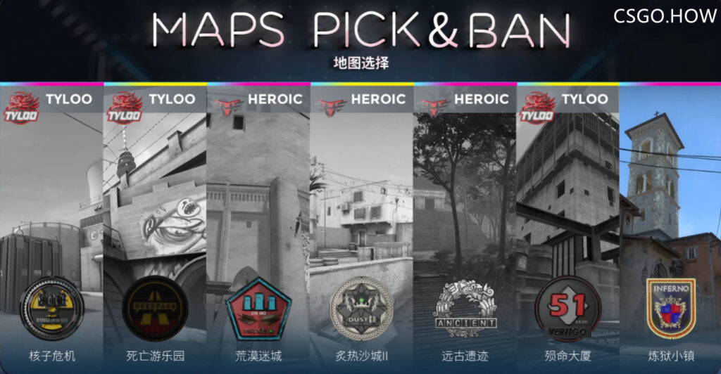 PGL Major赛事前瞻： TYLOO首轮不敌Heroic，残局处理差 TYLOO Heroic