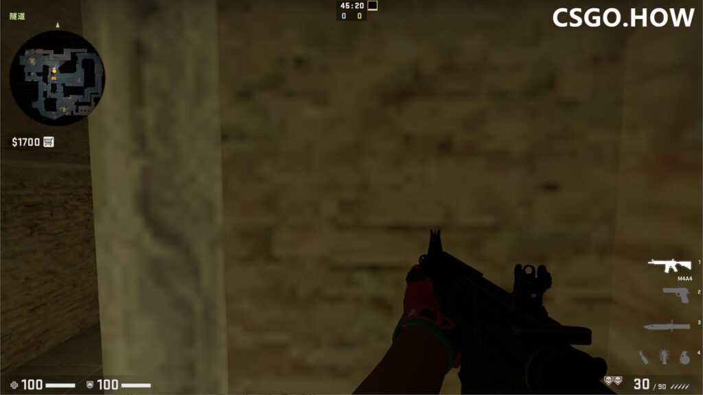CSGO T方进攻荒漠迷城mirage下水道心得