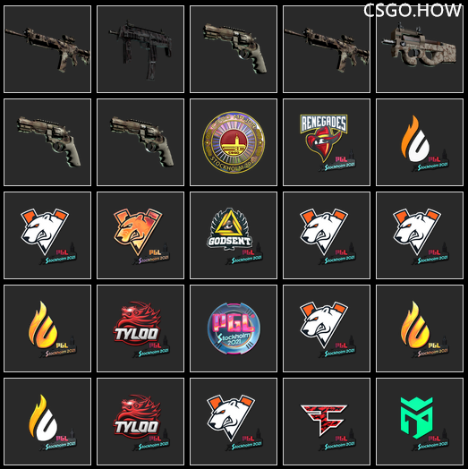 CSGO职业哥库存突击检查，都开Major签名贴纸了吗？