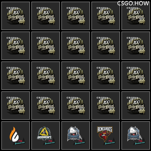 CSGO职业哥库存突击检查，都开Major签名贴纸了吗？