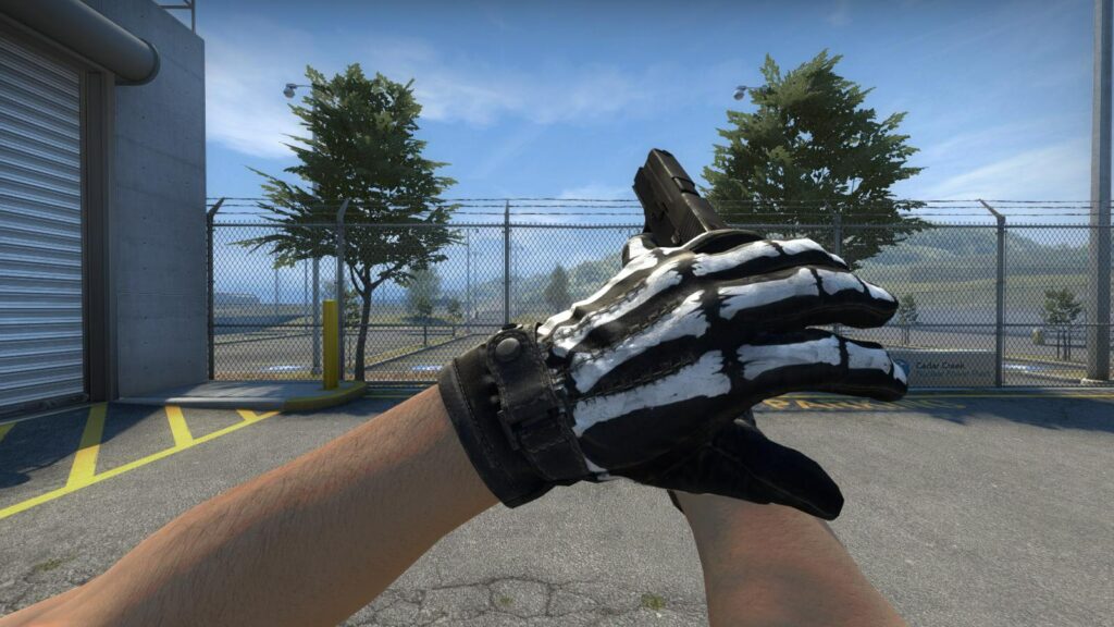 CSGO皮肤鉴赏 初始手套|白骨