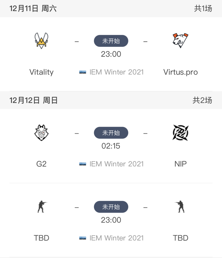 CSGO IEM冬季赛 半决赛前瞻:赛程安排以及战队分析