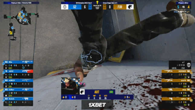 CSGO IEM卡托维兹：G2 2-1击败黑豹FURIA
