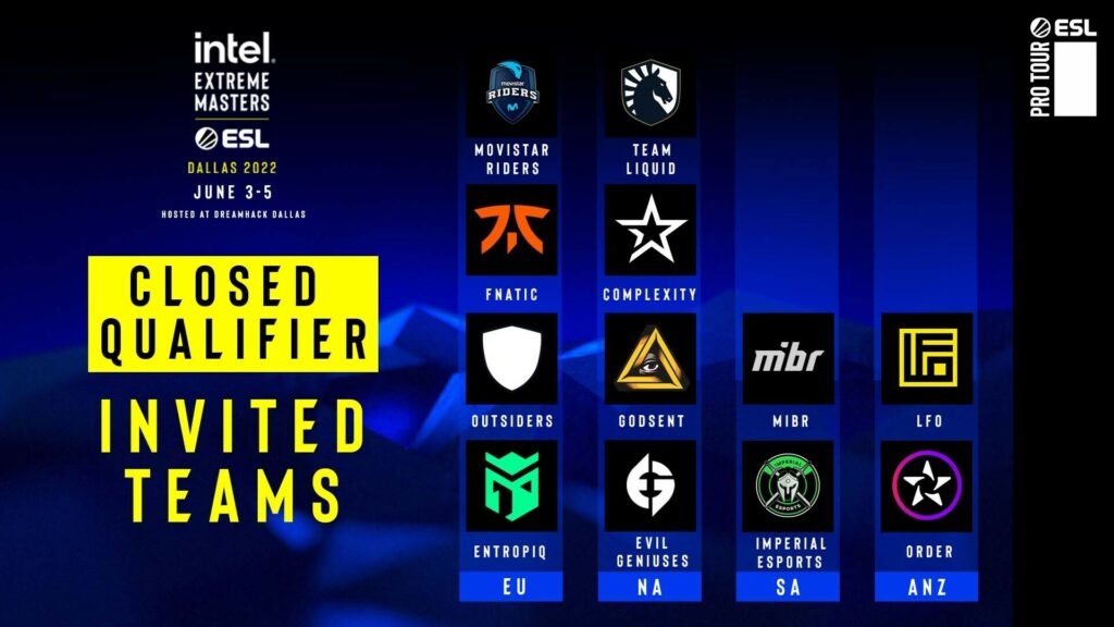 CSGO IEM达拉斯直邀TOP10，VP、Gambit以中立身份受邀
