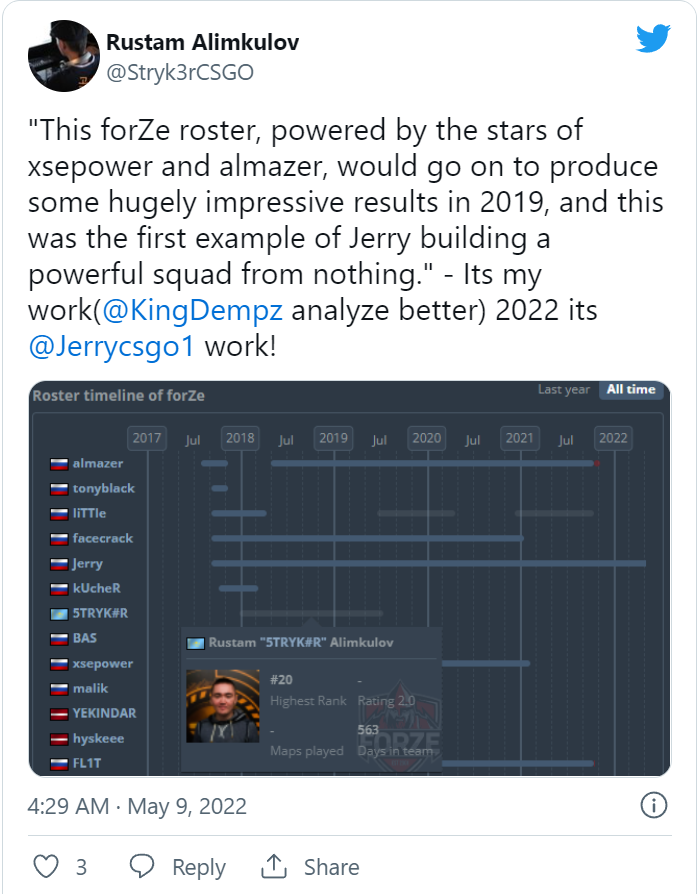 CSGO HObbit前队友爆料:他早前参与过假赛