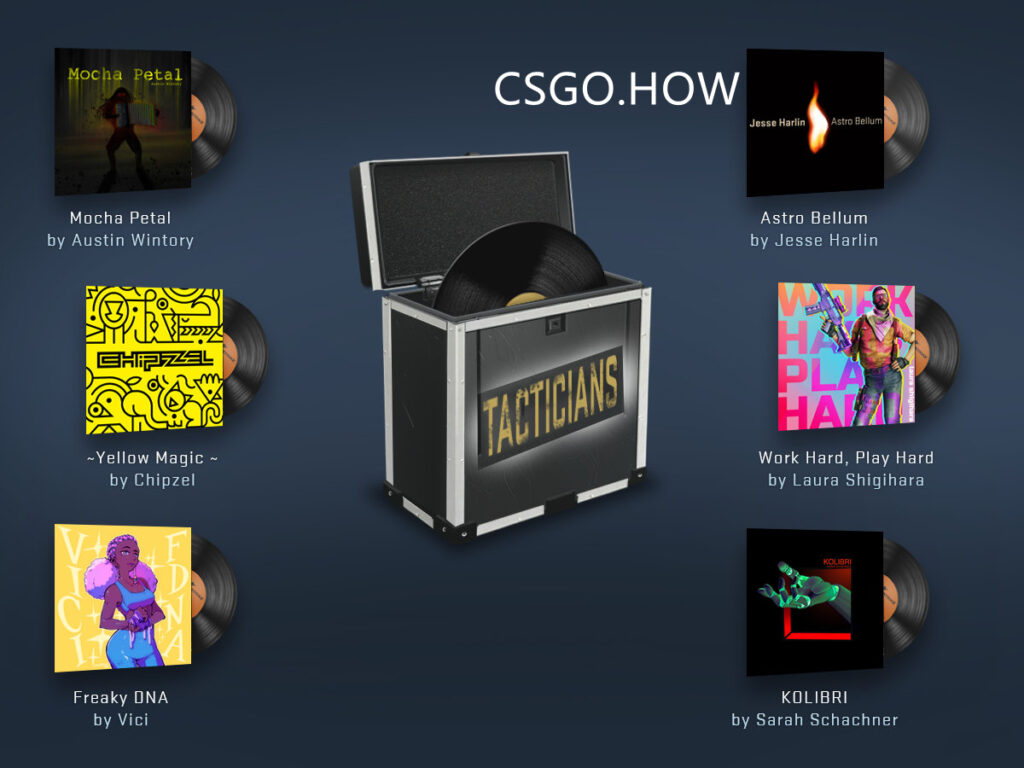 CSGO Tacticians音乐盒 所有曲目试听（总计6款新音乐盒）