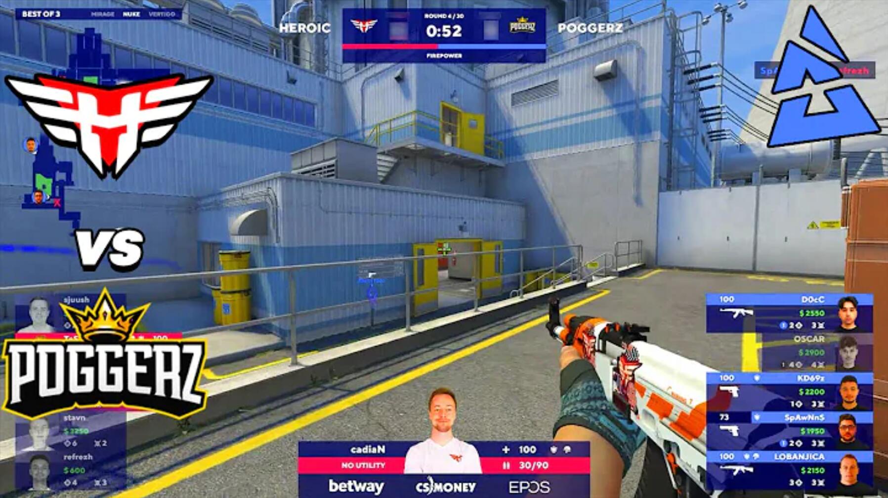 【CSGO赛事回放】 Heroic VS POGGERZBLAST Premier 2021 CSGO.HOW