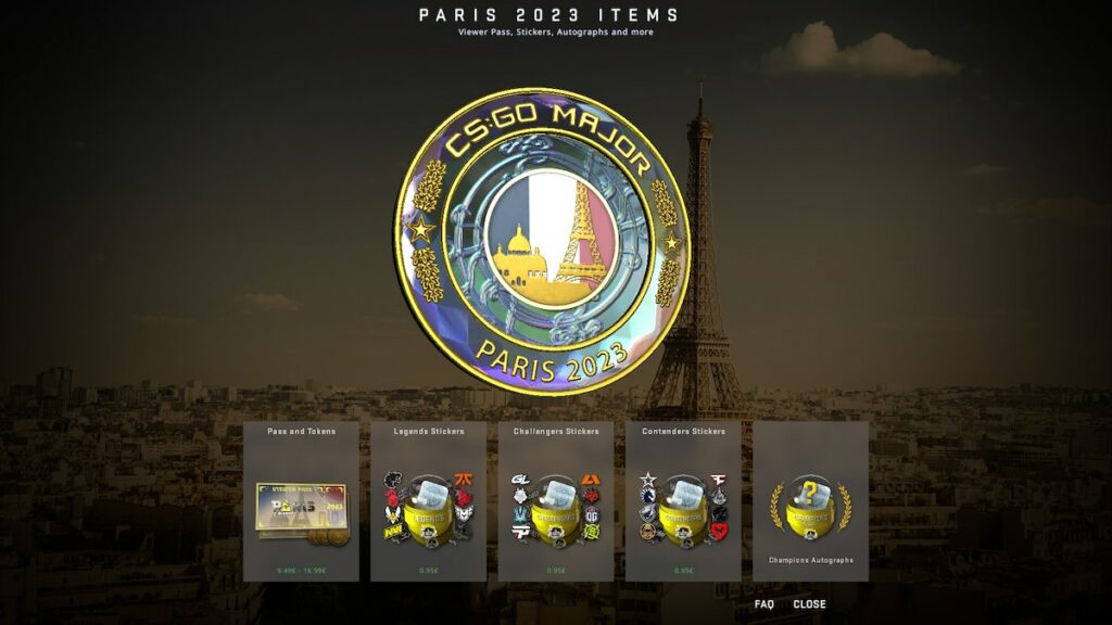 CSGO update 5/5/2023 Paris Viewer Pass